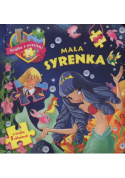Mała syrenka Książka z puzzlami
