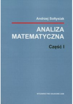 Analiza matematyczna Część 1