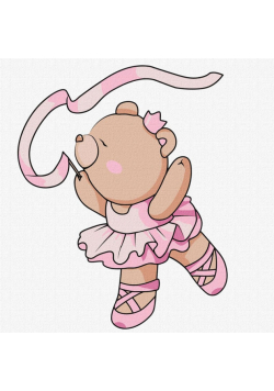 Malowanie po numerach - Balerina Kids 25x25cm