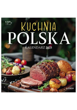 Kalendarz 2025 Ścienny 330x330 Kuchnia Polska