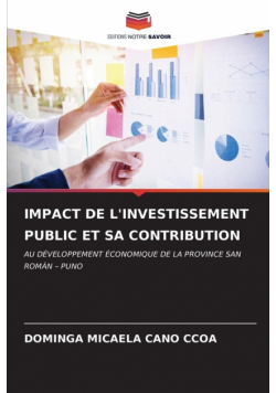 Impact De L'investissement Public Et Sa Contribution