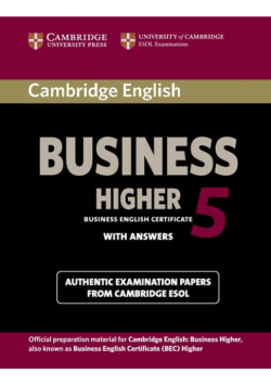 Cambridge English Business Higher 5 Student's Book with Answers