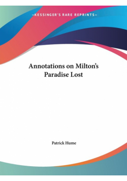 Annotations on Milton's Paradise Lost