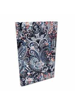 Notes A5 kratka Soft Touch Paisley Ornament