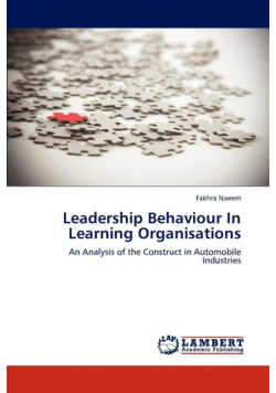 Leadership Behaviour In Learning Organisations