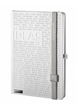 Notes A5 Lanybook Idea Factory w kratkę biały