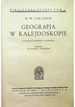 Geografja w kalejdoskopie ok 1930 r.