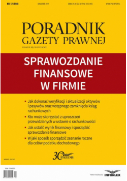 Sprawozdanie finansowe w firmie