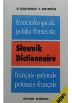 Słownik Dictionnaire francusko-polski i polsko-francuski