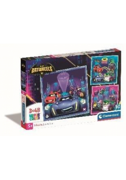 Puzzle 3x48 Super Kolor Batwheels