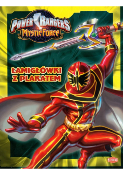 Power Rangers Mystic Force Łamigłówki z plakatem