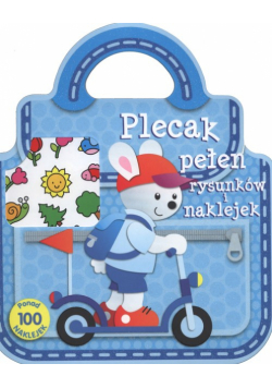 Plecak pełen rysunków i naklejek