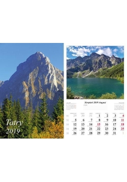 Kalendarz 2019 Tatry 13 planszowy RADWAN
