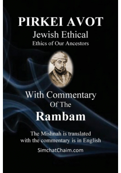 PIRKEI AVOT Jewish Ethical - With Commentary Of The Rambam