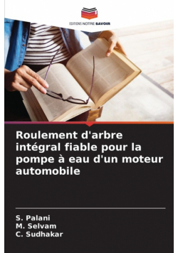 Roulement d'arbre intégral fiable pour la pompe à eau d'un moteur automobile