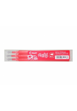 Wkład Pilot Frixion Ball Czerwony Medium 3 sztuki