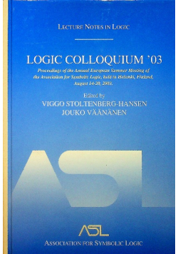 Logic Colloquium 3