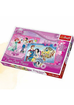 Puzzle Lumi Color Arielka i Kopciuszek