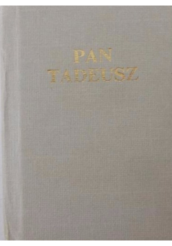 Pan Tadeusz miniatura reprint 1834 r. Miniatura