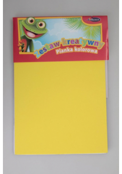 Zestaw Kreatywny - Pianka Kolorowa 5 arkuszy