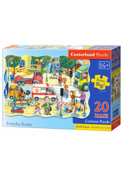 Puzzle Maxi Konturowe: Every-day reality 20