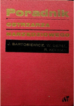 Poradnik ostrzarza narzędziowego