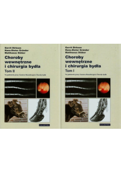 Choroby wewnętrzne i chirurgia bydła Tom 1-2