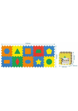 Mata piankowa Smily play Figury geometryczne