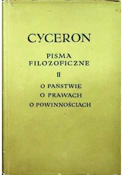 Cyceron Pisma filozoficzne Tom II