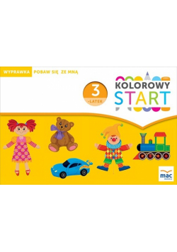 Kolorowy start Trzylatek Wyprawka Pobaw się ze mną w teczce