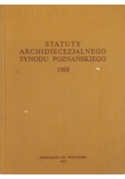 Statuty archidiecezjalnego synodu poznańskiego