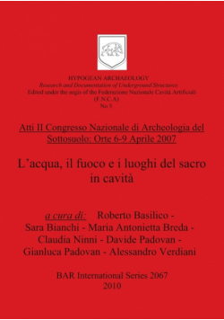 Atti II Congresso Nazionale di Archeologia del Sottosuolo