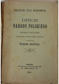 Dzieje Narodu Polskiego Część II , 1898r.