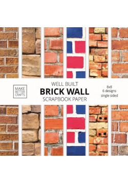 Well Built Brick Wall Scrapbook Paper