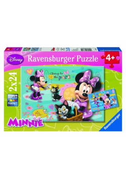 Puzzle Myszka Minnie 2x24