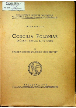 Concilia Poloniae II 1948 r.