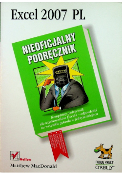 Excel 2007 Pl Nieoficjalny podręcznik