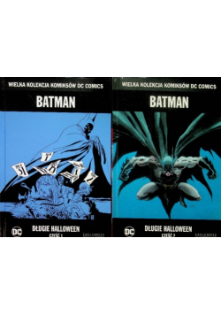 Wielka Kolekcja Komiksów DC Comics Tom 7 i 8 Batman Długie halloween Część 1 i 2