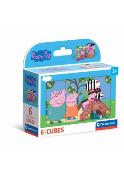 Klocki Świnka Peppa 6el