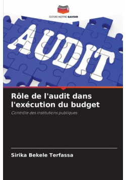 Rôle de l'audit dans l'exécution du budget