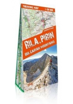 Mapa trekkingowa - Riła i Piryn. Góry Bułgarii