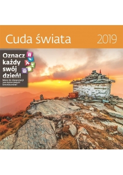 Kalendarz 2019 30x30 Cuda Świata HELMA