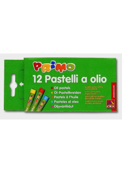 Pastele olejne okrągłe Primo 12 sztuk