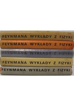 Feynmana wykłady z fizyki 5 tomów