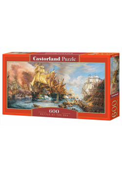 Puzzle 600 Panoramiczne:Battle at the Sea
