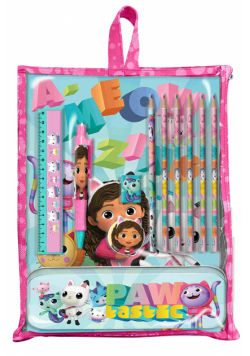 Zestaw piśmienniczy Gabby's Dollhouse 12 elementów GD00062