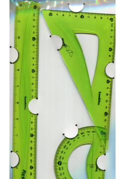 Zestaw geometryczny 30 flexi zielony
