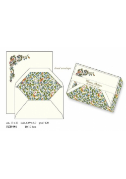 Papeteria box 10 kopert i 10 kartek FZB 001