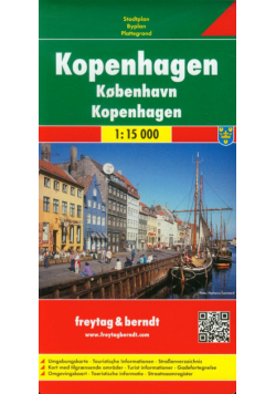 Kopenhaga plan miasta 1:15 000, Freytag&berndt