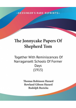 The Jonnycake Papers Of Shepherd Tom